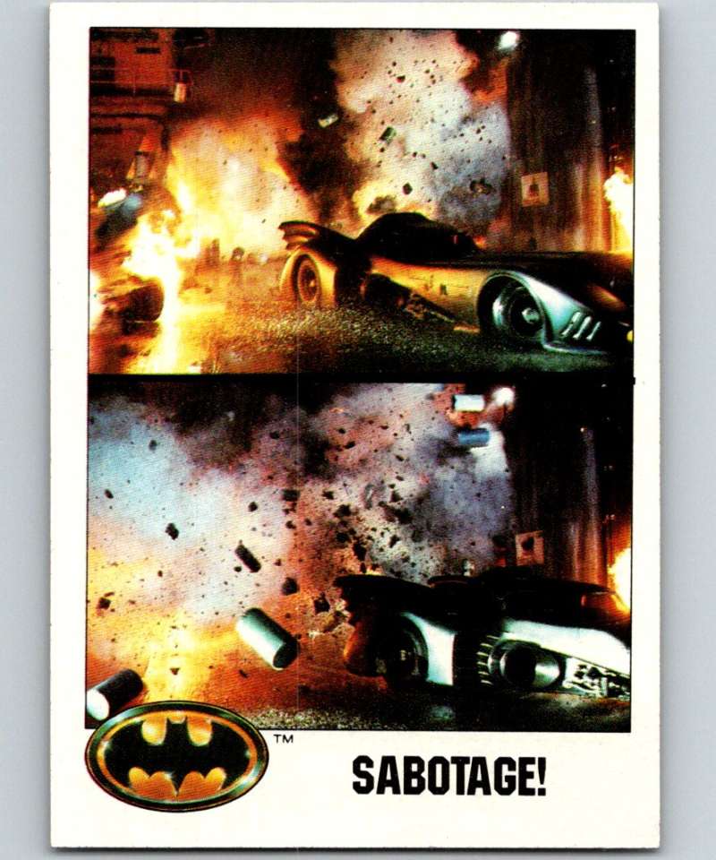 1989 Topps Batman #98 Sabotage!