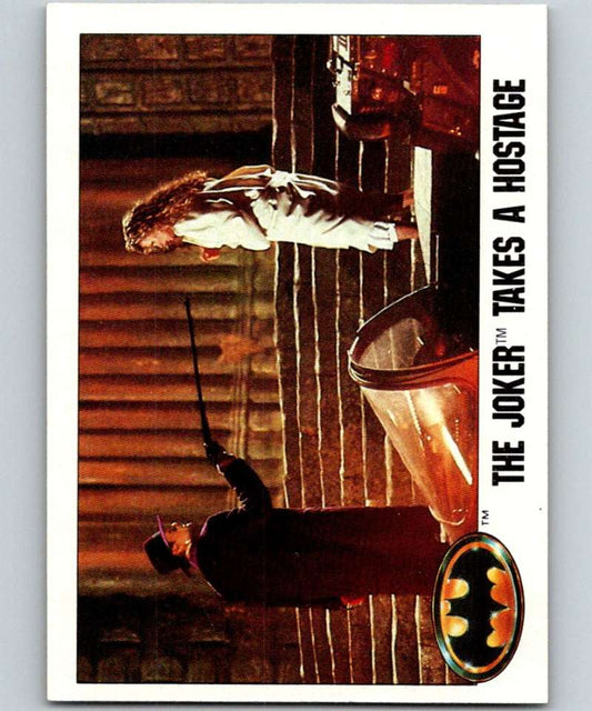 1989 Topps Batman #111 The Joker takes a Hostage Image 1