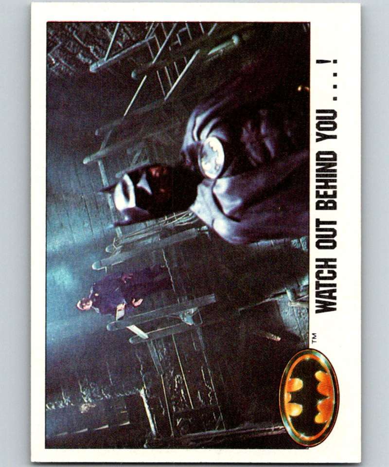 1989 Topps Batman #115 Watch out Behind you
