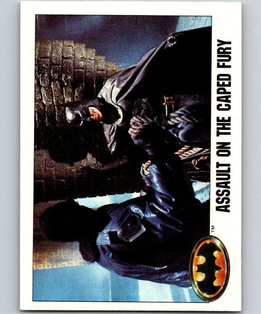 1989 Topps Batman #116 Assault on the Caped Fury Image 1