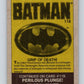 1989 Topps Batman #118 Grip of Death! Image 2