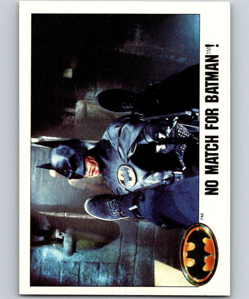 1989 Topps Batman #121 No Match for Batman!