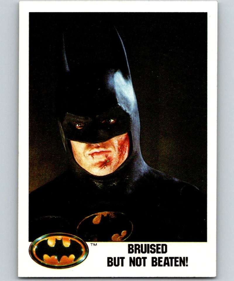 1989 Topps Batman #122 Bruised but not beaten! Image 1