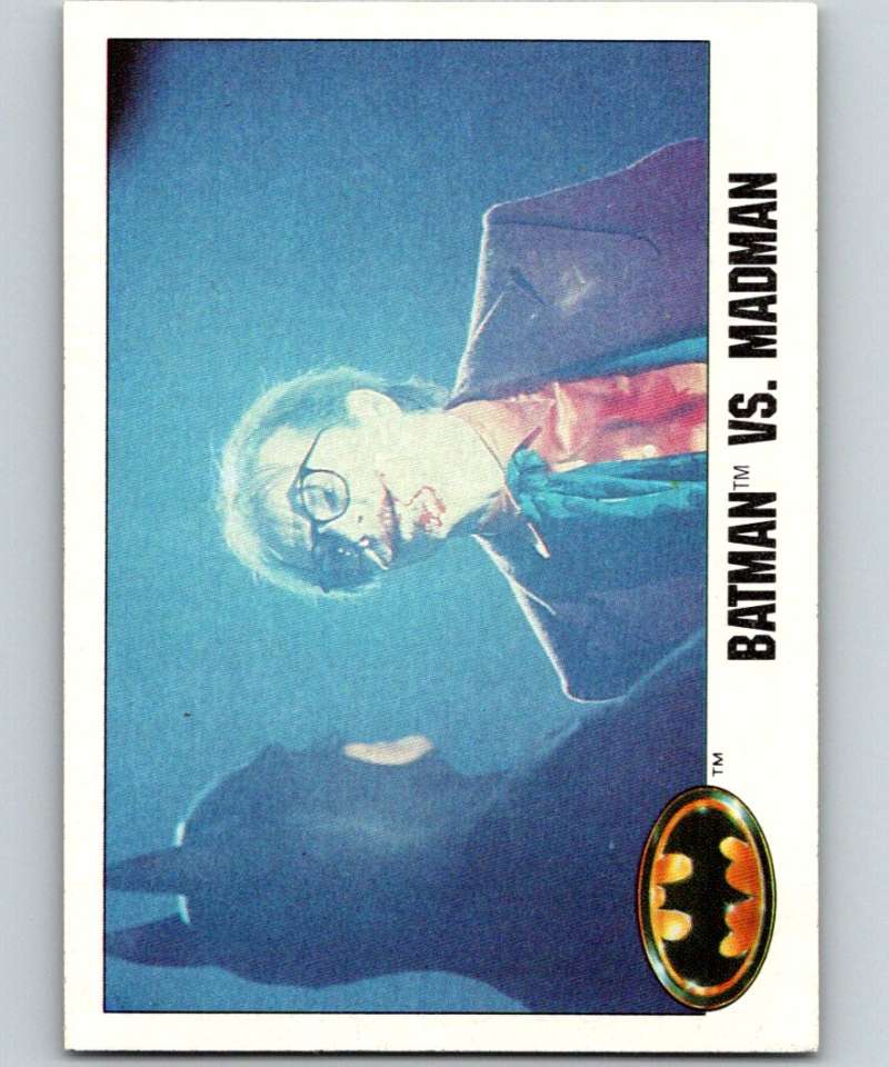 1989 Topps Batman #127 Batman vs. Madman