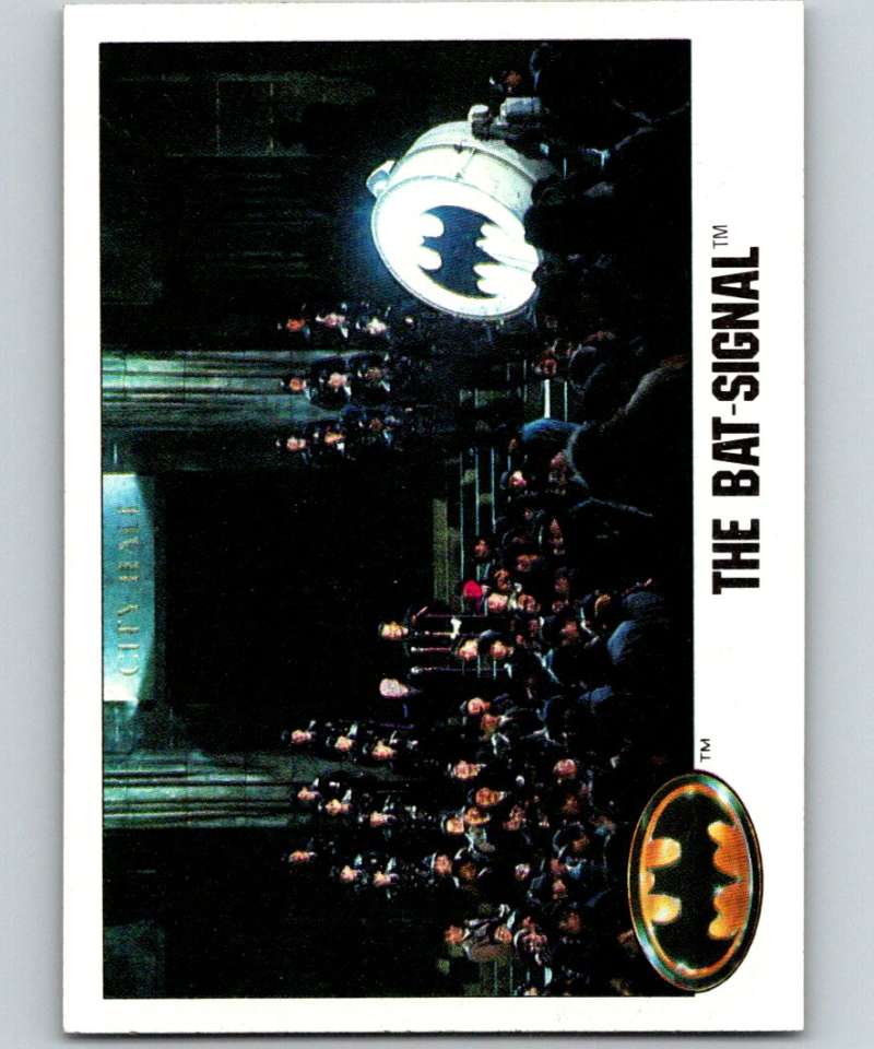 1989 Topps Batman #131 The Bat-Signal Image 1