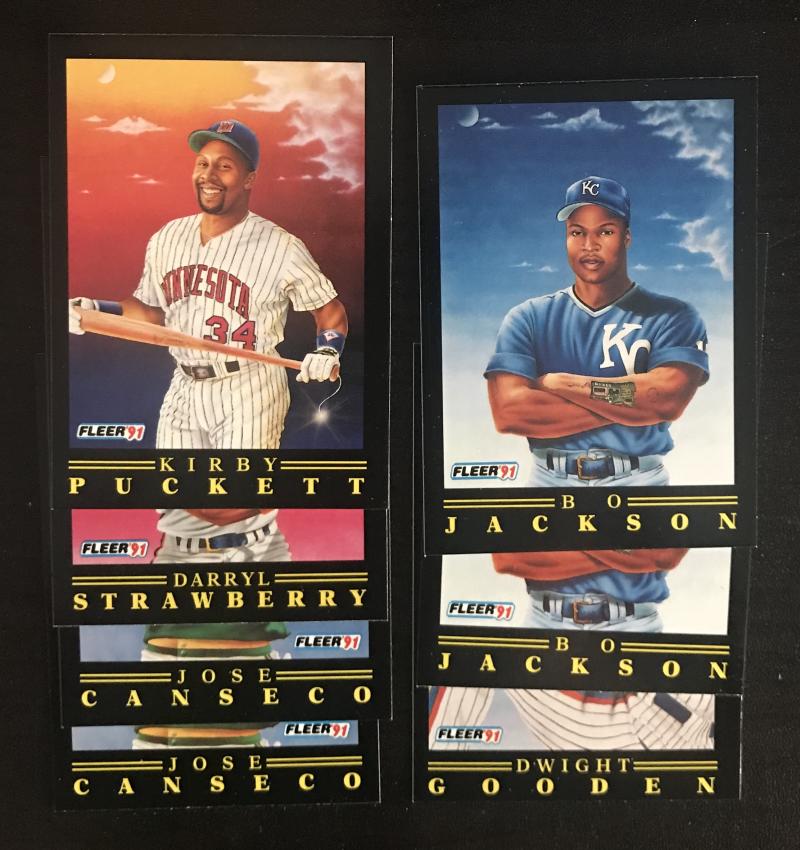 1991 Fleer Pro-Visions Lot of 7 Cards MLB Baseball Cards - Jackson, Canseco