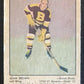 1951-52 Parkhurst #30 Adam Brown RC Rookie Vintage Hockey