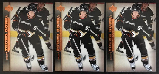 2007-08 Upper Deck #203 Ryan Carter Young Guns YG Rookie RC Lot of 3 Image 1