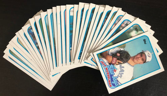 1989 Topps Toronto Blue Jays Team Set of 28 Cards MLB Baseball - Mint Condition Image 1