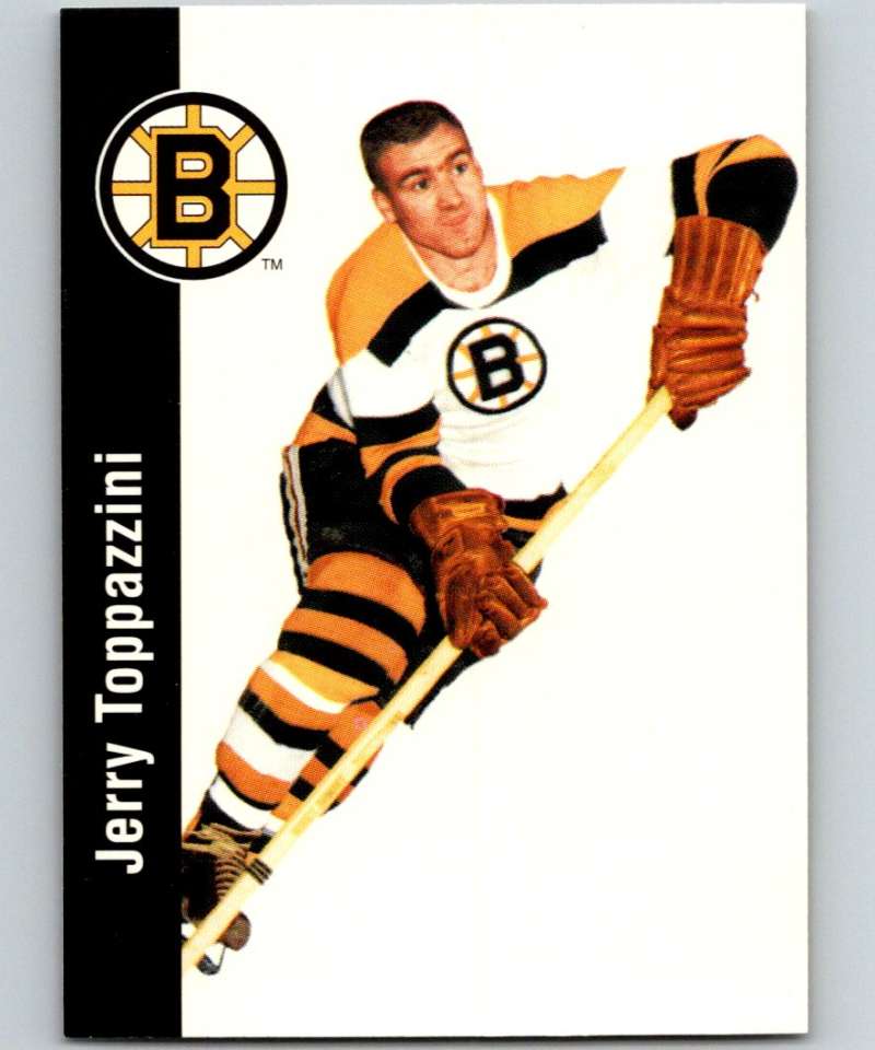 1994-95 Parkhurst Missing Link #1 Jerry Toppazzini Bruins NHL Hockey
