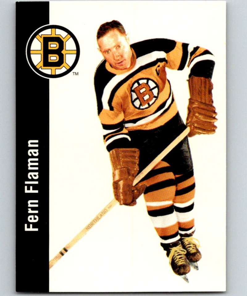 1994-95 Parkhurst Missing Link #2 Fern Flaman Bruins NHL Hockey