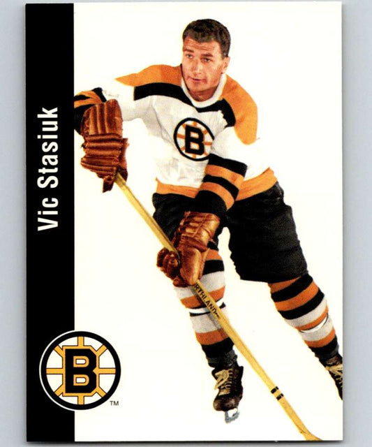 1994-95 Parkhurst Missing Link #9 Vic Stasiuk Bruins NHL Hockey