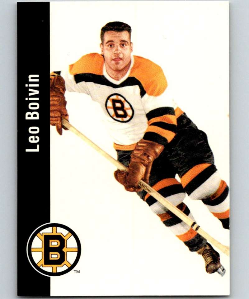 1994-95 Parkhurst Missing Link #11 Leo Boivin Bruins NHL Hockey