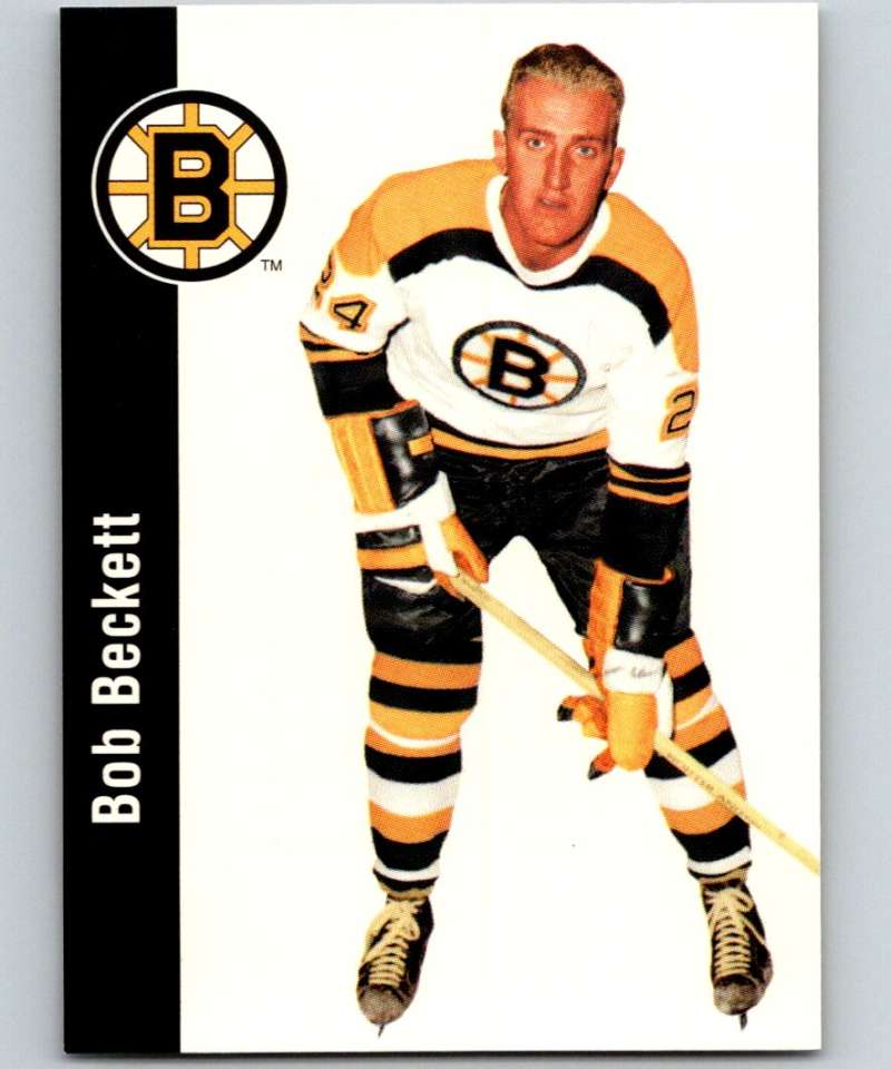 1994-95 Parkhurst Missing Link #13 Bob Beckett RC Rookie Bruins NHL Hockey