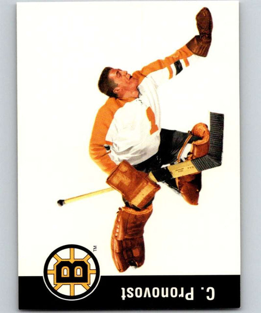 1994-95 Parkhurst Missing Link #15 Claude Pronovost RC Rookie Bruins NHL Hockey