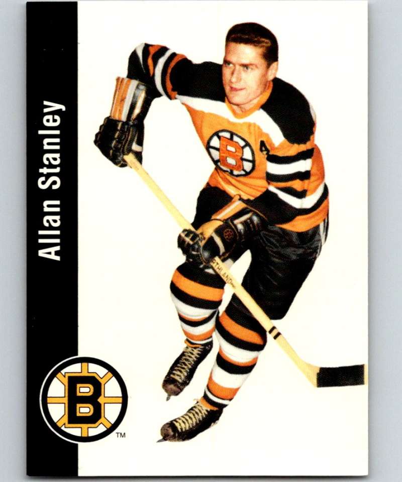 1994-95 Parkhurst Missing Link #20 Allan Stanley Bruins NHL Hockey
