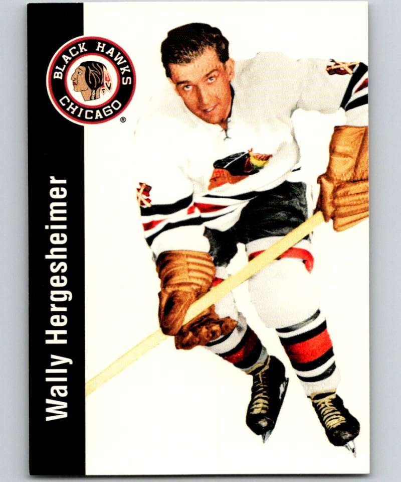 1994-95 Parkhurst Missing Link #26 Walter Hergesheimer Blackhawks NHL Hockey Image 1