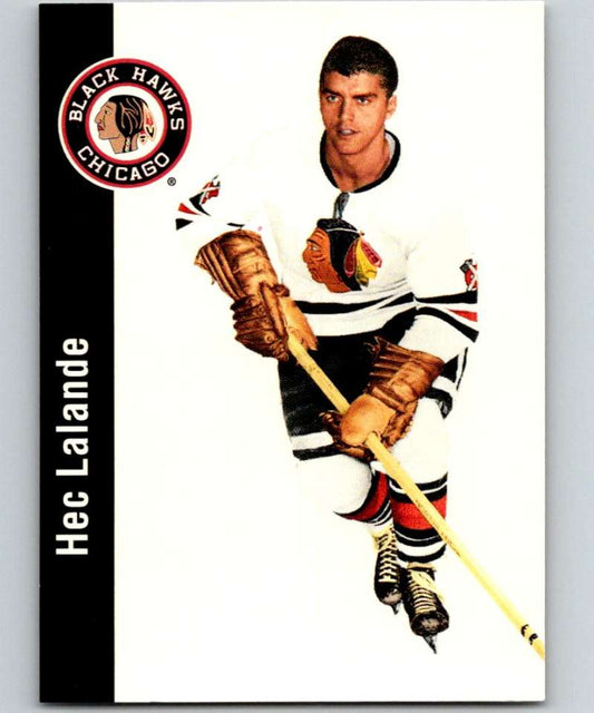 1994-95 Parkhurst Missing Link #38 Hec Lalande Blackhawks NHL Hockey Image 1