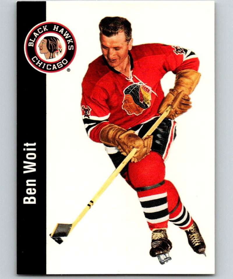 1994-95 Parkhurst Missing Link #40 Ben Woit Blackhawks NHL Hockey