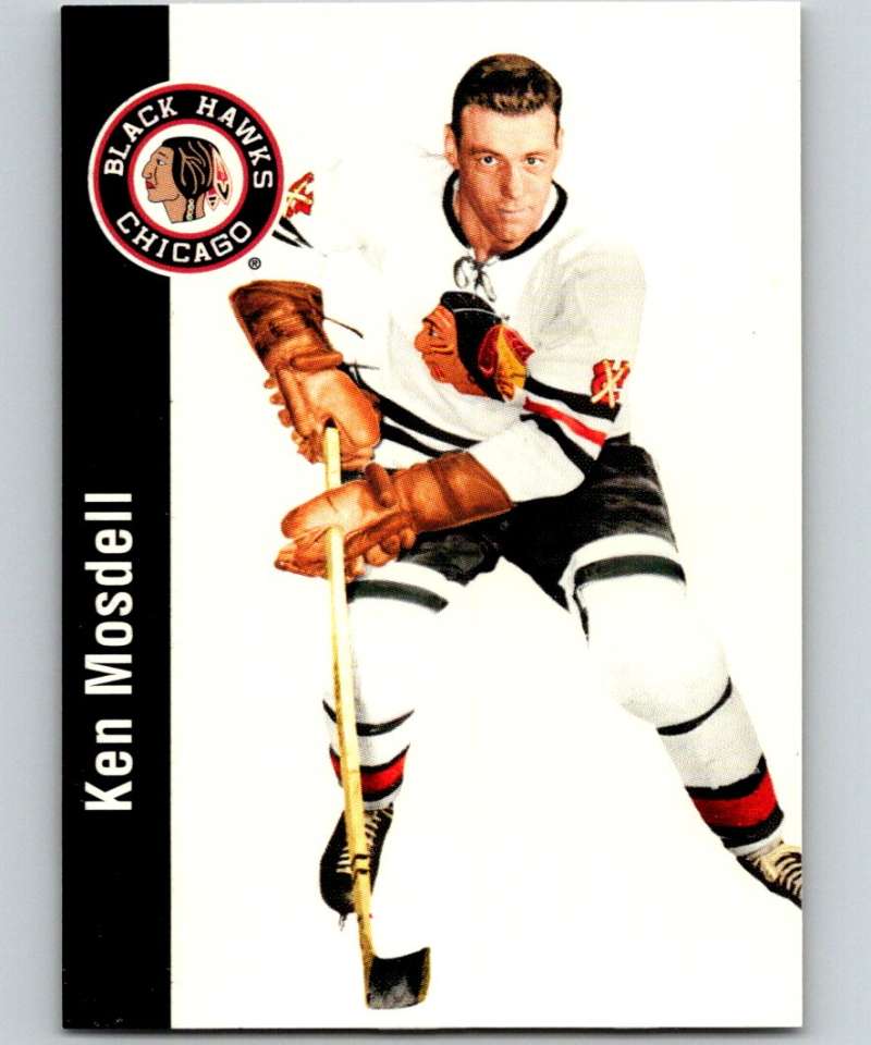 1994-95 Parkhurst Missing Link #41 Ken Mosdell Blackhawks NHL Hockey Image 1