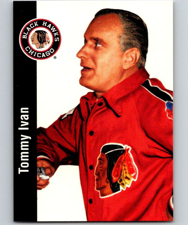 1994-95 Parkhurst Missing Link #42 Tommy Ivan RC Rookie Blackhawks CO NHL Hockey