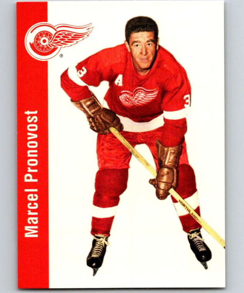 1994-95 Parkhurst Missing Link #58 Marcel Pronovost Red Wings NHL Hockey Image 1