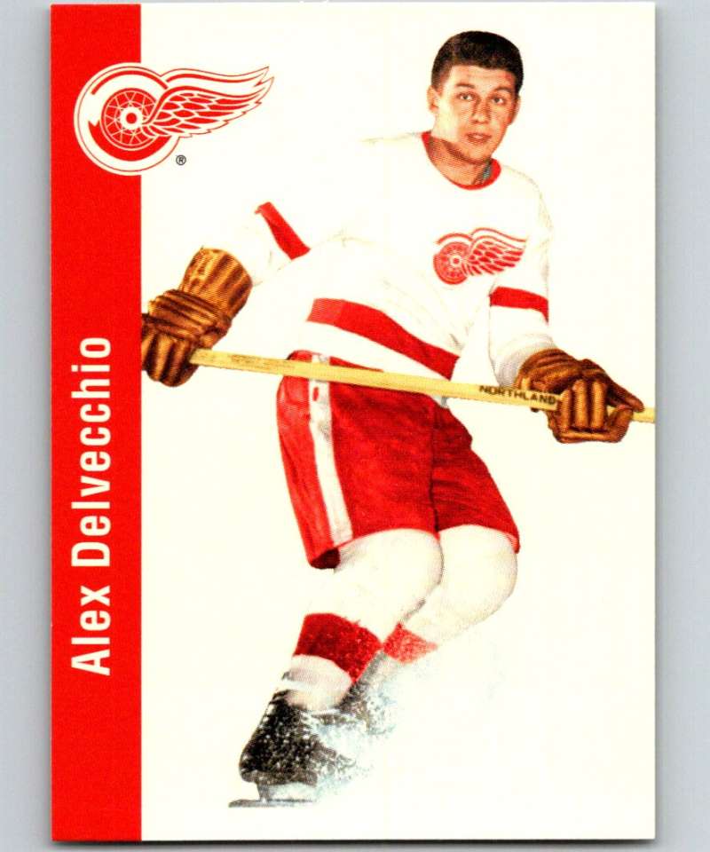 1994-95 Parkhurst Missing Link #59 Alex Delvecchio Red Wings NHL Hockey