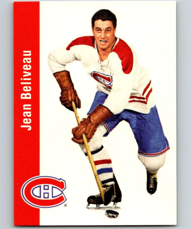1994-95 Parkhurst Missing Link #64 Jean Beliveau Canadiens NHL Hockey