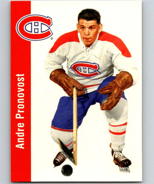 1994-95 Parkhurst Missing Link #75 Andre Pronovost Canadiens NHL Hockey