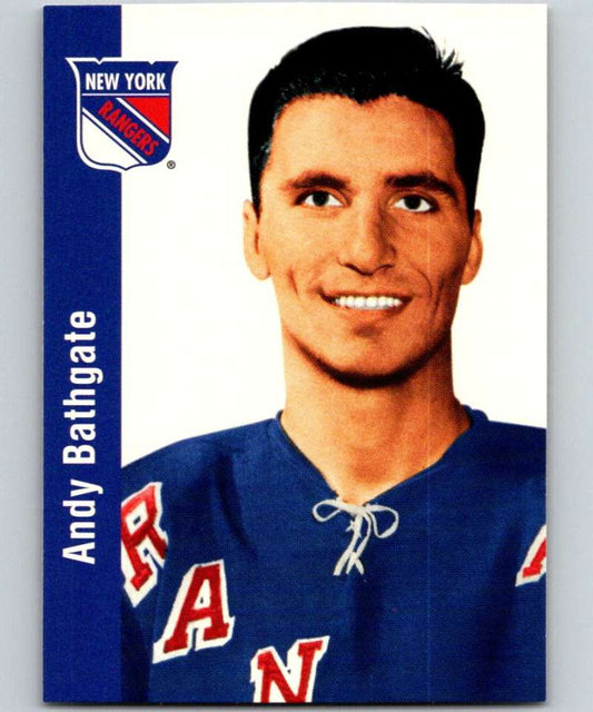 1994-95 Parkhurst Missing Link #90 Andy Bathgate NY Rangers NHL Hockey