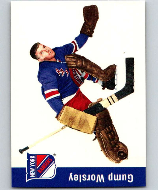 1994-95 Parkhurst Missing Link #92 Gump Worsley NY Rangers NHL Hockey