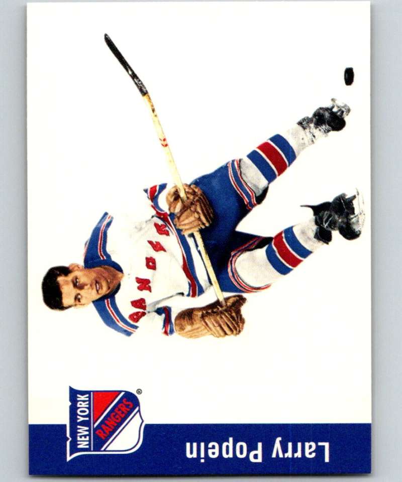 1994-95 Parkhurst Missing Link #95 Larry Popein NY Rangers NHL Hockey