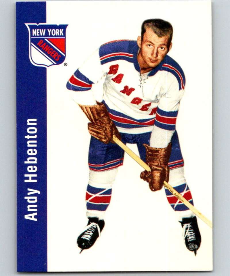 1994-95 Parkhurst Missing Link #97 Andy Hebenton NY Rangers NHL Hockey