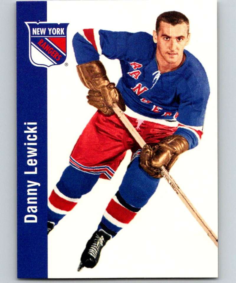 1994-95 Parkhurst Missing Link #98 Danny Lewicki NY Rangers NHL Hockey