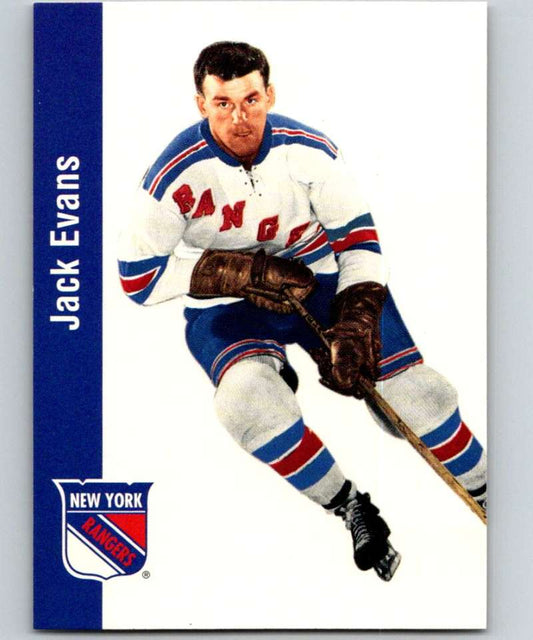 1994-95 Parkhurst Missing Link #101 Jack Evans NY Rangers NHL Hockey