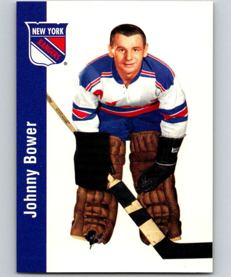 1994-95 Parkhurst Missing Link #103 Johnny Bower NY Rangers NHL Hockey