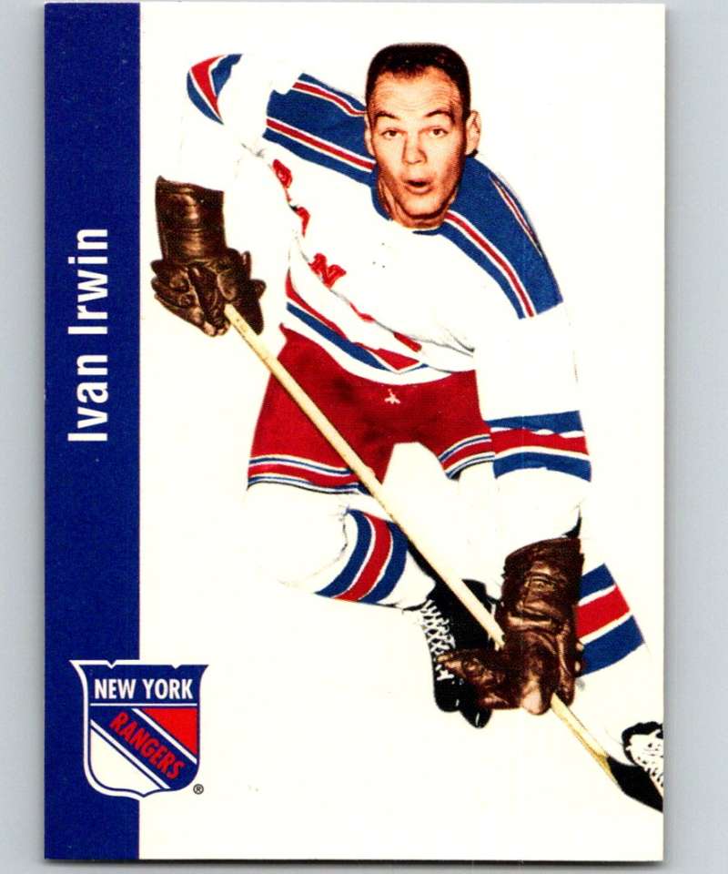 1994-95 Parkhurst Missing Link #107 Ivan Irwin NY Rangers NHL Hockey Image 1
