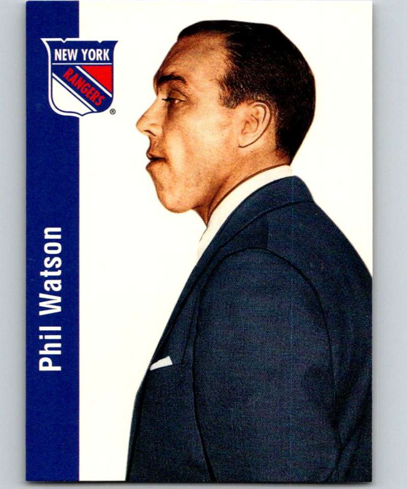 1994-95 Parkhurst Missing Link #108 Phil Watson NY Rangers CO NHL Hockey Image 1