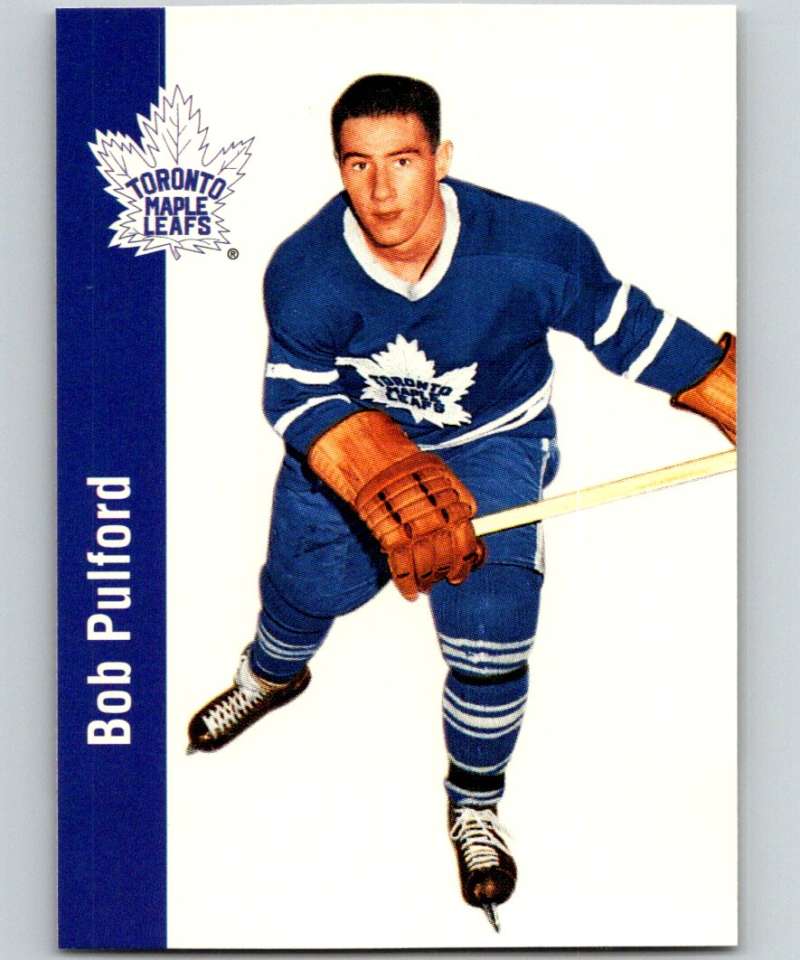 1994-95 Parkhurst Missing Link #113 Bob Pulford Maple Leafs NHL Hockey Image 1