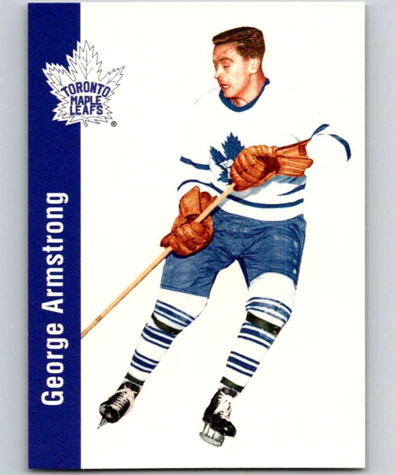 1994-95 Parkhurst Missing Link #125 George Armstrong Maple Leafs NHL Hockey