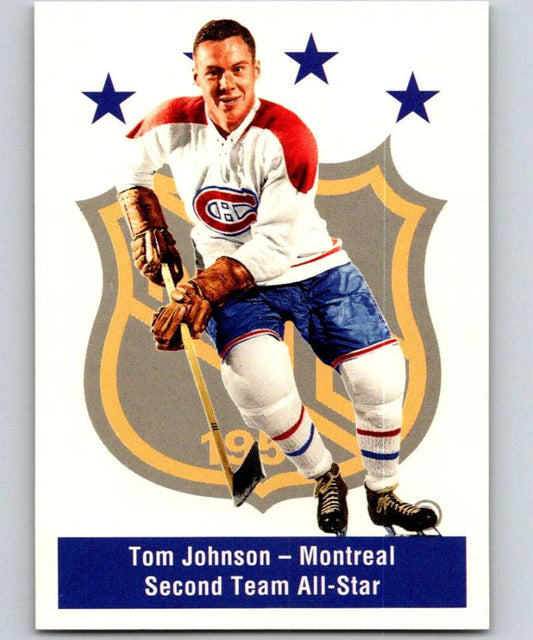 1994-95 Parkhurst Missing Link #143 Tom Johnson Canadiens AS NHL Hockey