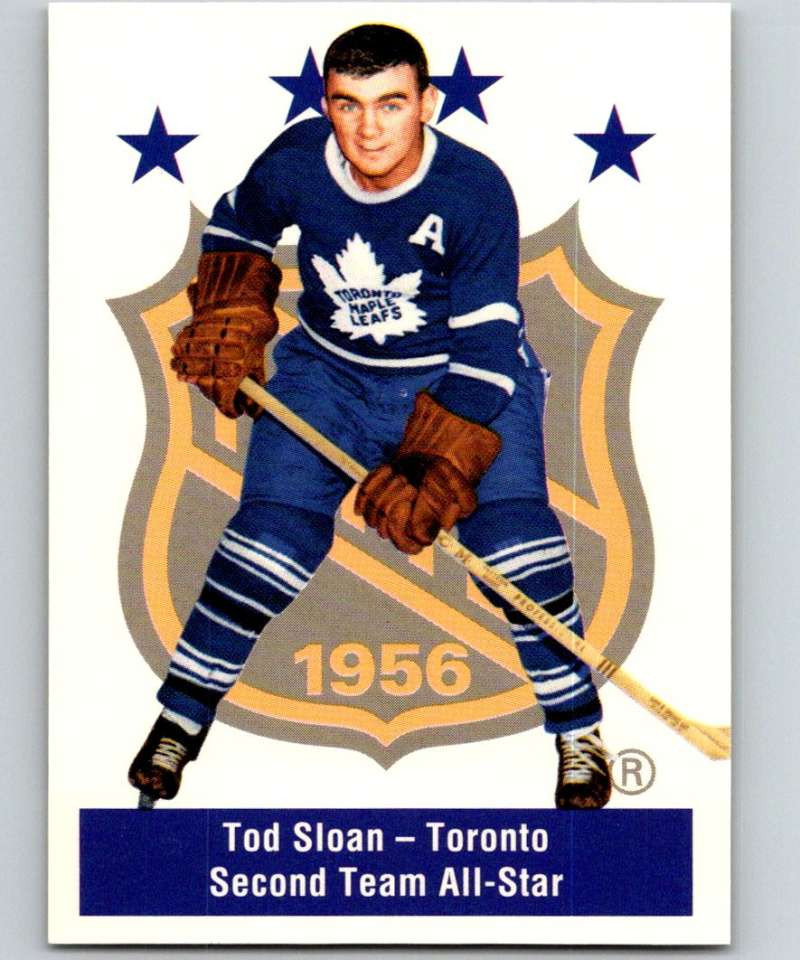 1994-95 Parkhurst Missing Link #144 Tod Sloan Maple Leafs AS NHL Hockey Image 1