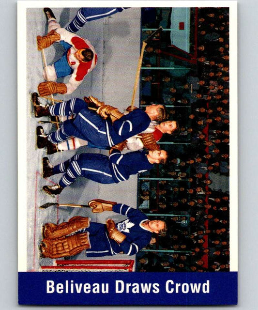 1994-95 Parkhurst Missing Link #156 Beliveau Draws Crowd NHL Hockey
