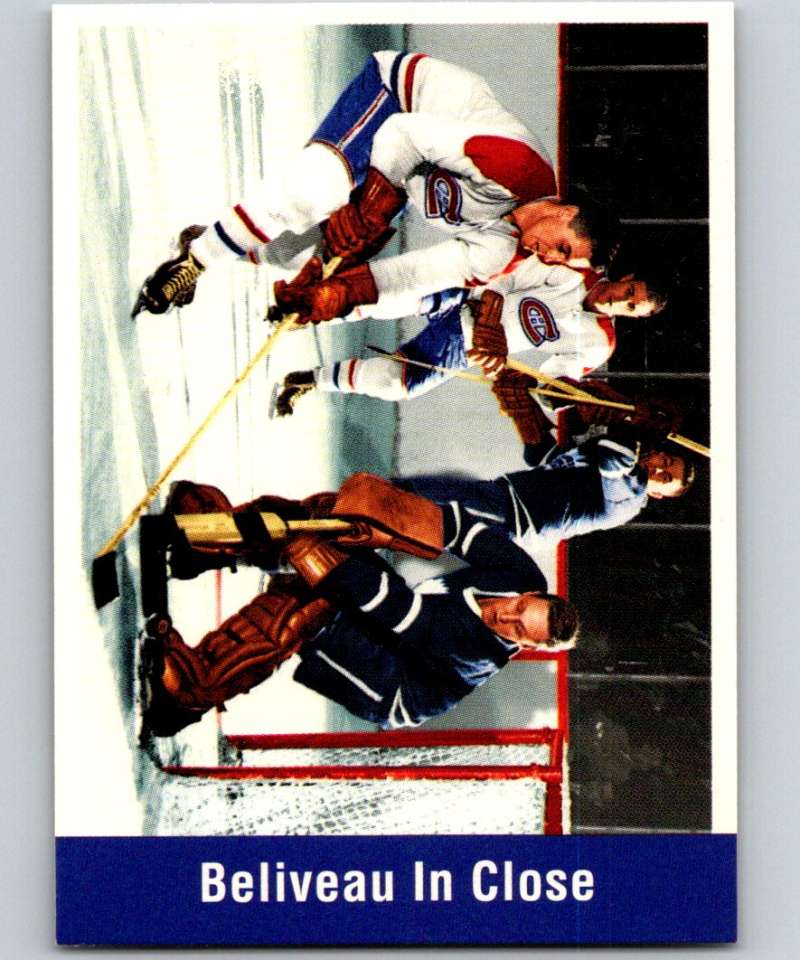 1994-95 Parkhurst Missing Link #157 Beliveau in Close NHL Hockey Image 1