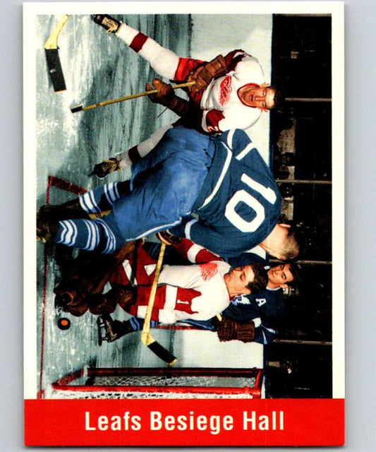 1994-95 Parkhurst Missing Link #158 Leafs Besiege Hall NHL Hockey
