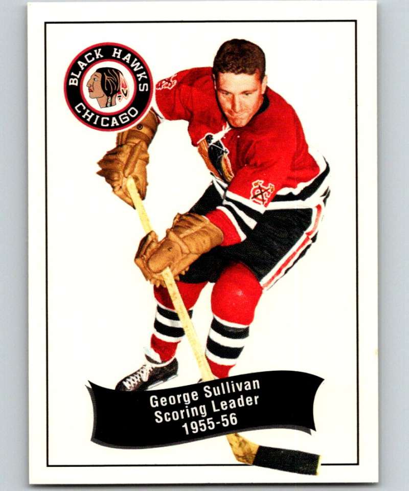 1994-95 Parkhurst Missing Link #170 George Sullivan Blackhawks SL NHL Hockey Image 1
