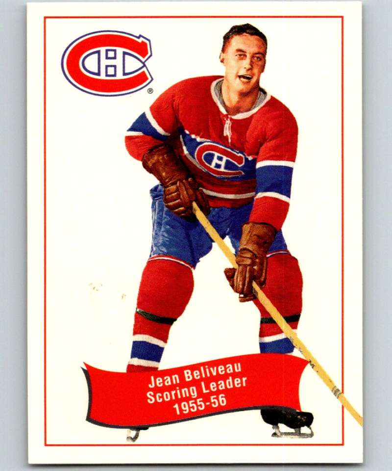1994-95 Parkhurst Missing Link #172 Jean Beliveau Canadiens SL NHL Hockey