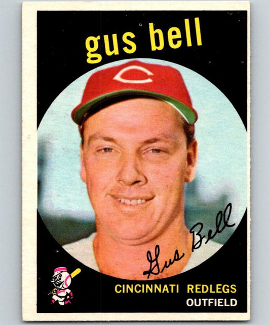 1959 Topps #365 Gus Bell Reds MLB Baseball Vintage
