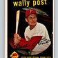 1959 Topps #398 Wally Post Phillies MLB Baseball Vintage