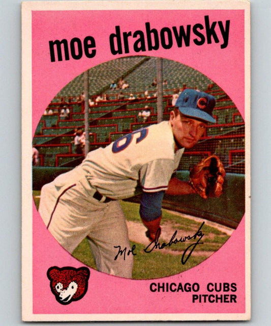 1959 Topps #407 Moe Drabowsky Cubs MLB Baseball Vintage